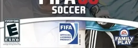 FIFA 08, the ESRB box on its front