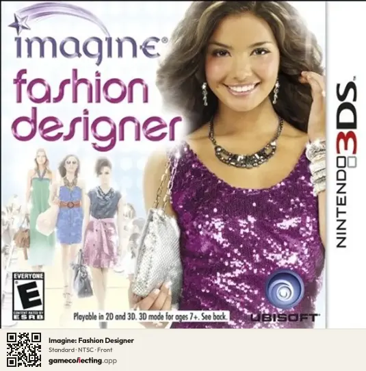 Imagine: Fashion Designer Nintendo 3DS, NTSC box front