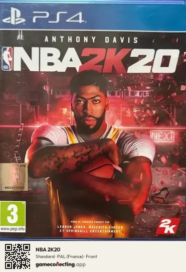 NBA 2K20 PlayStation 4, France box front