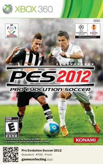 Pro Evolution Soccer 2012 Xbox 360, NTSC box front