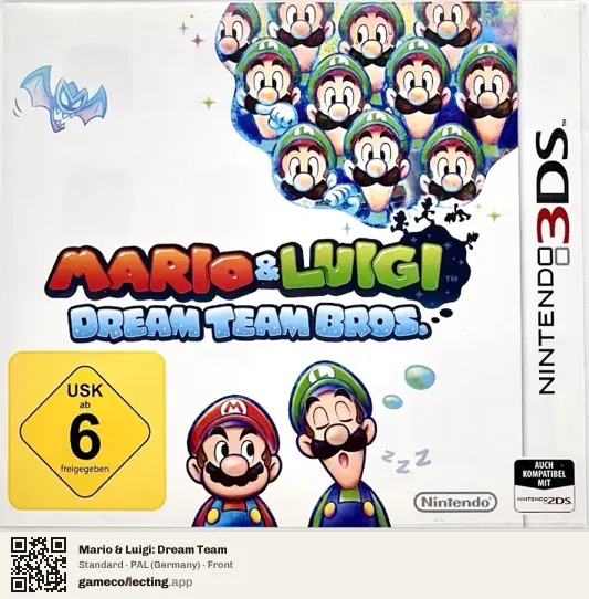 Mario & Luigi: Dream Team Nintendo 3DS, Germany box front