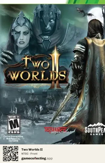 Two Worlds II Xbox 360, NTSC box front