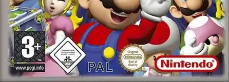 Mario Party 4, the PEGI square on its front