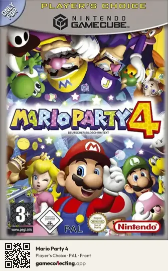 Mario Party 4 Nintendo GameCube, PAL box front