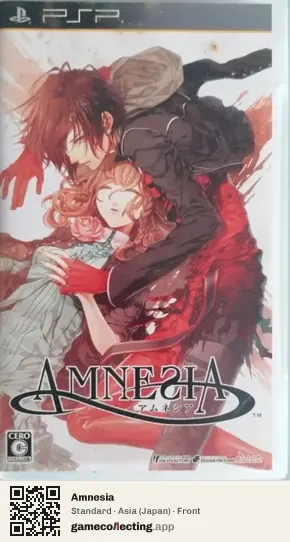 Amnesia PlayStation Portable, Asia box front