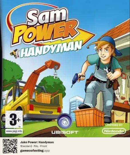 Jake Power: Handyman Nintendo DS, PAL box front