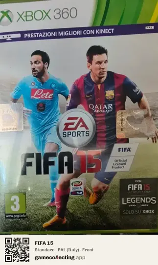 FIFA 15 Xbox 360, Italy box front