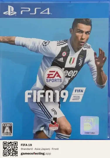 FIFA 19 PlayStation 4, Asia box front