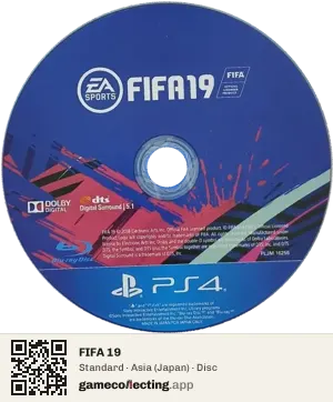 FIFA 19 PlayStation 4, Asia disc