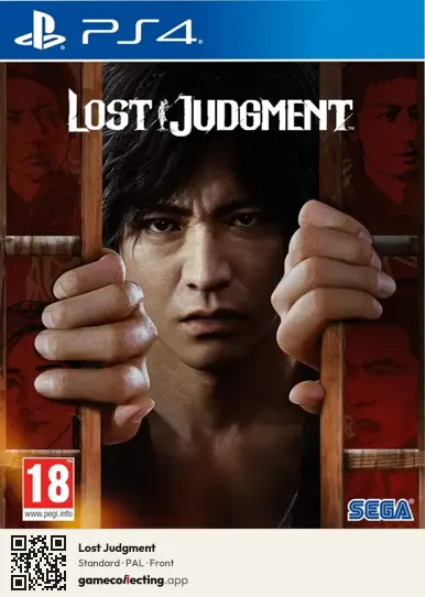 Lost Judgment PlayStation 4, PAL box front