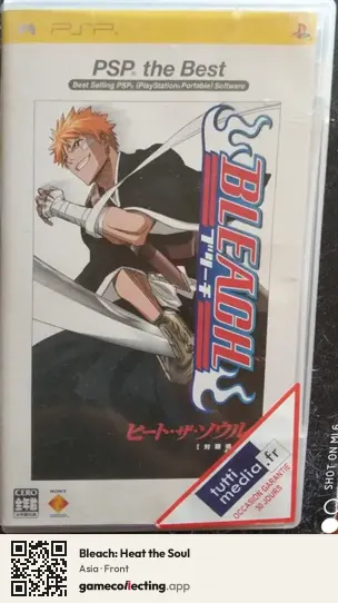 Bleach: Heat the Soul PlayStation Portable, Asia box front
