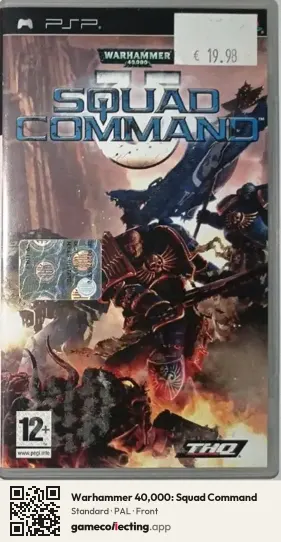 Warhammer 40,000: Squad Command PlayStation Portable, PAL box front