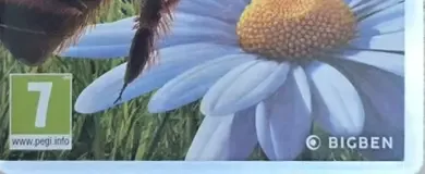 Bee Simulator, the PEGI square on its front