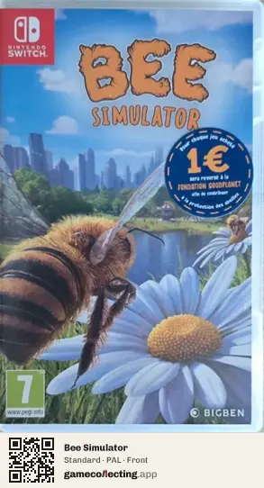 Bee Simulator Nintendo Switch, PAL box front