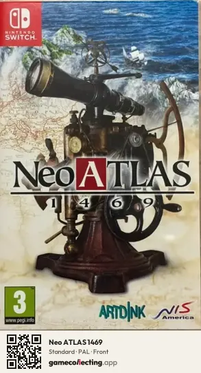 Neo ATLAS 1469 Nintendo Switch, PAL box front