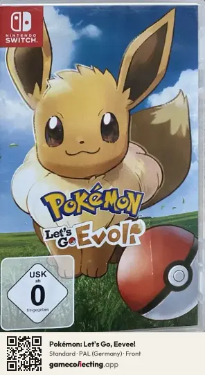 Pokémon: Let's Go, Eevee! Nintendo Switch, Germany box front