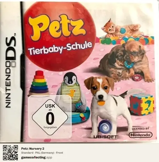 Petz: Nursery 2 Nintendo DS, Germany box front