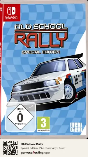 Old School Rally Nintendo Switch, Germany box front