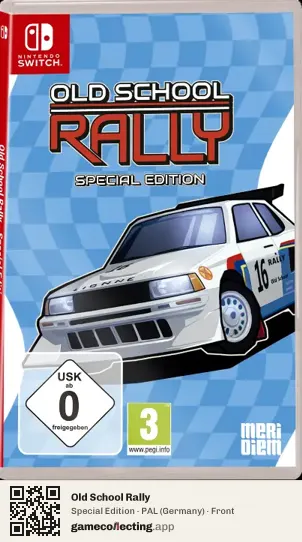 Old School Rally Nintendo Switch, Germany box front