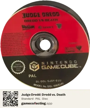 Judge Dredd: Dredd vs. Death Nintendo GameCube, PAL disc