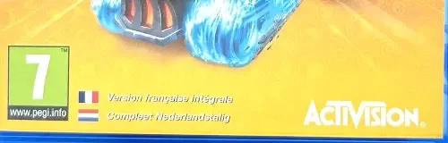 Skylanders: SuperChargers, the PEGI square on its front
