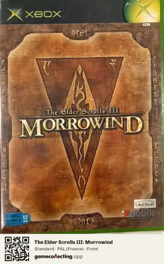 The Elder Scrolls III: Morrowind Xbox, France box front