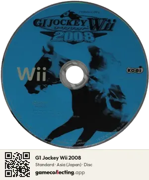 G1 Jockey Wii 2008 Nintendo Wii, Asia disc