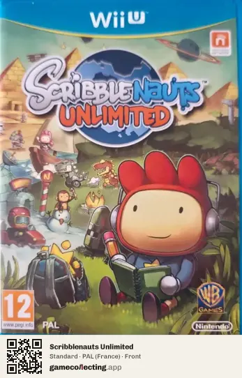 Scribblenauts Unlimited Nintendo Wii U, France box front