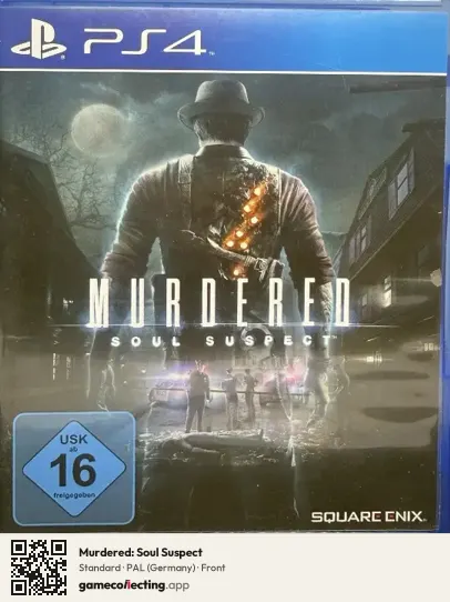 Murdered: Soul Suspect PlayStation 4, Germany box front