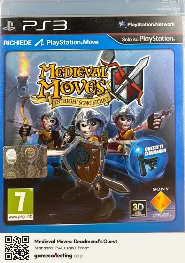 Medieval Moves: Deadmund's Quest PlayStation 3, Italy box front