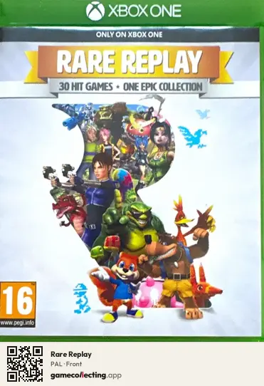 Rare Replay Xbox One, PAL box front