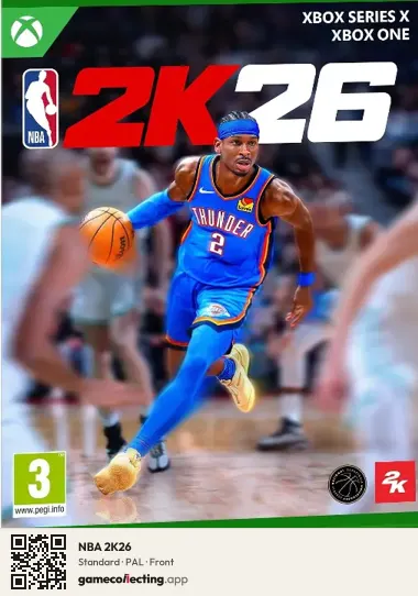 NBA 2K26 Xbox Series X, PAL box front