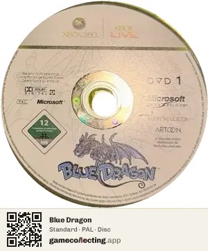 Blue Dragon Xbox 360, PAL disc