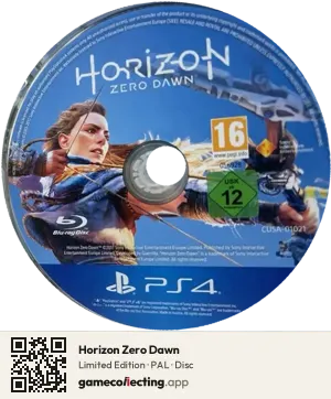 Horizon Zero Dawn PlayStation 4, PAL disc