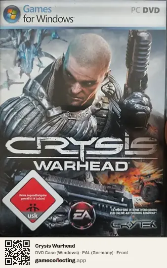 Crysis Warhead Computer, Germany box front
