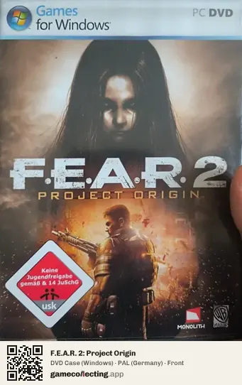 F.E.A.R. 2: Project Origin Computer, Germany box front