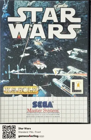 Star Wars Sega Master System, PAL box front
