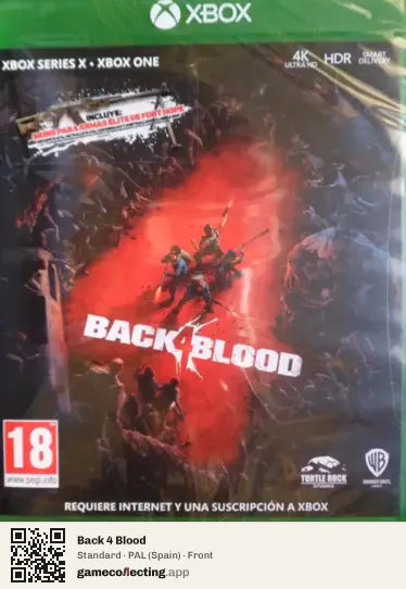 Back 4 Blood Xbox Series X, Spain box front