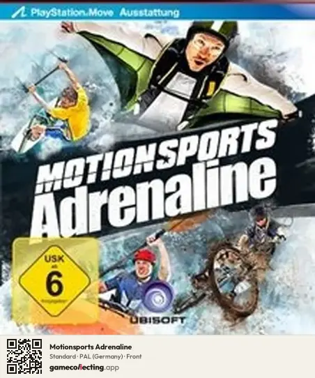 Motionsports Adrenaline PlayStation 3, Germany box front
