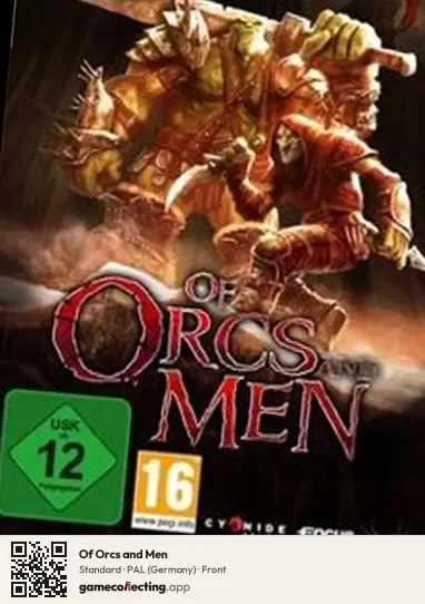 Of Orcs and Men Xbox 360, Germany box front