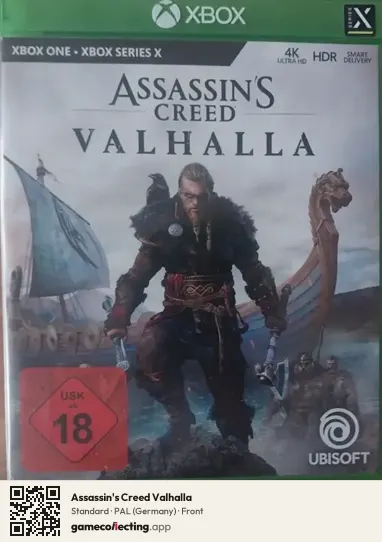 Assassin's Creed Valhalla Xbox One, Germany box front