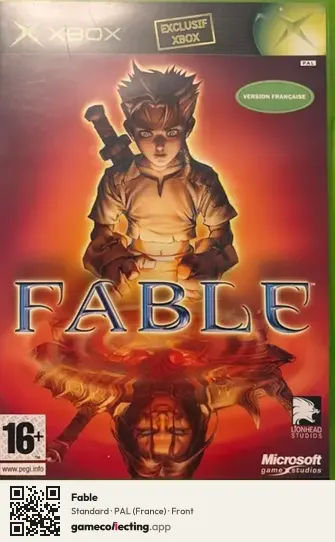 Fable Xbox, France box front