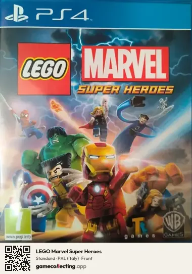 LEGO Marvel Super Heroes PlayStation 4, Italy box front