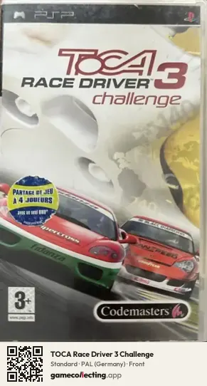 TOCA Race Driver 3 Challenge PlayStation Portable, Germany box front
