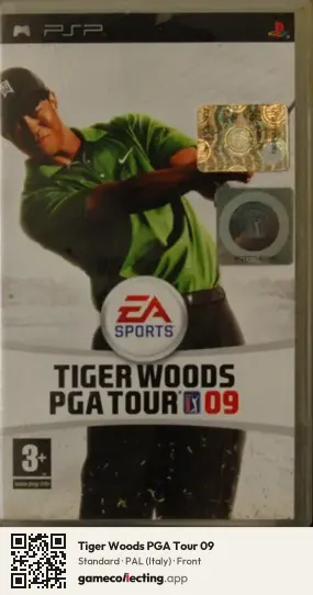 Tiger Woods PGA Tour 09 PlayStation Portable, Italy box front