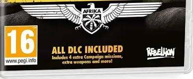 Sniper Elite III, the PEGI square on its front