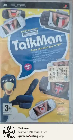Talkman PlayStation Portable, Italy box front