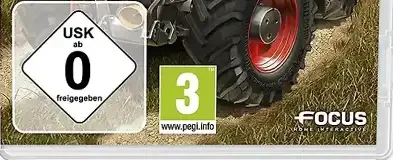 Farming Simulator: Nintendo Switch Edition, the USK square on its front