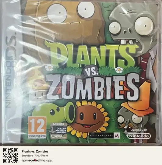 Plants vs. Zombies Nintendo DS, PAL box front