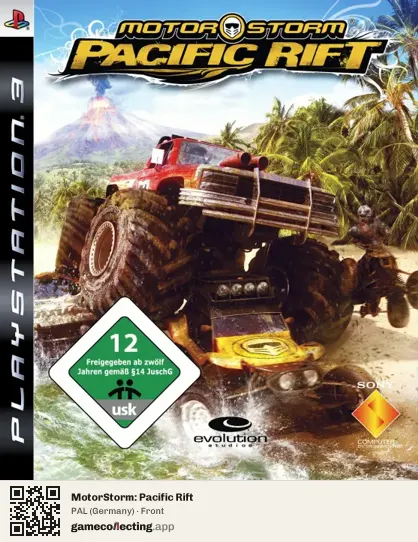 MotorStorm: Pacific Rift PlayStation 3, Germany box front